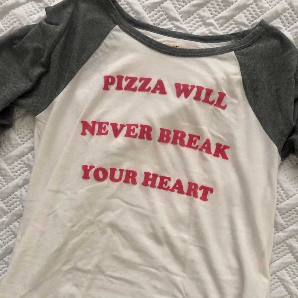 Hollister Slogan Baseball Style Tee